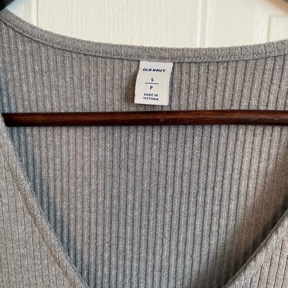 Tie-Belt Rib-Knit Midi Shift Dress - Picture 4 of 6